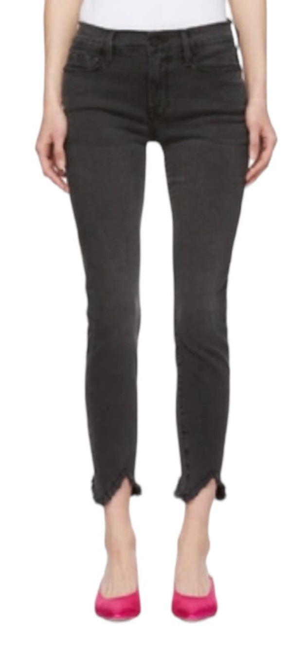 Frame jeans Le Skinny de Jeanne Triangle Hem Crop Skinny size 26